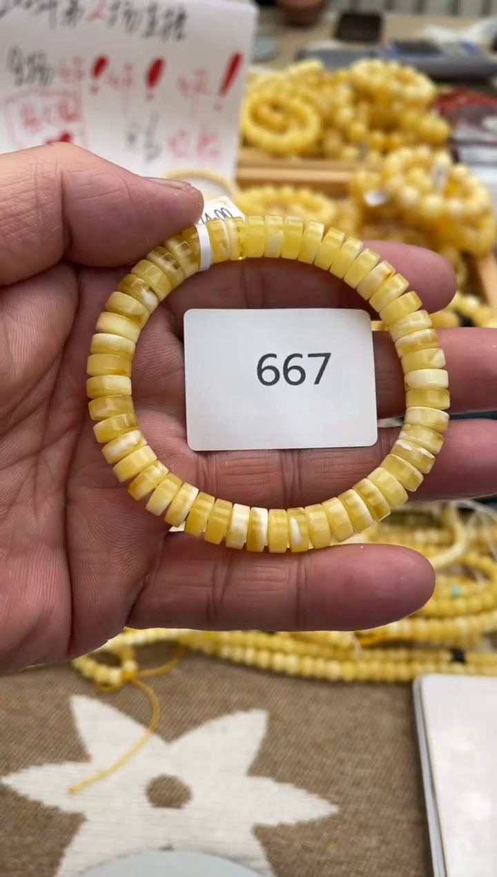 【闪购商品】琥珀裸石未镶嵌667多样性发其中一件