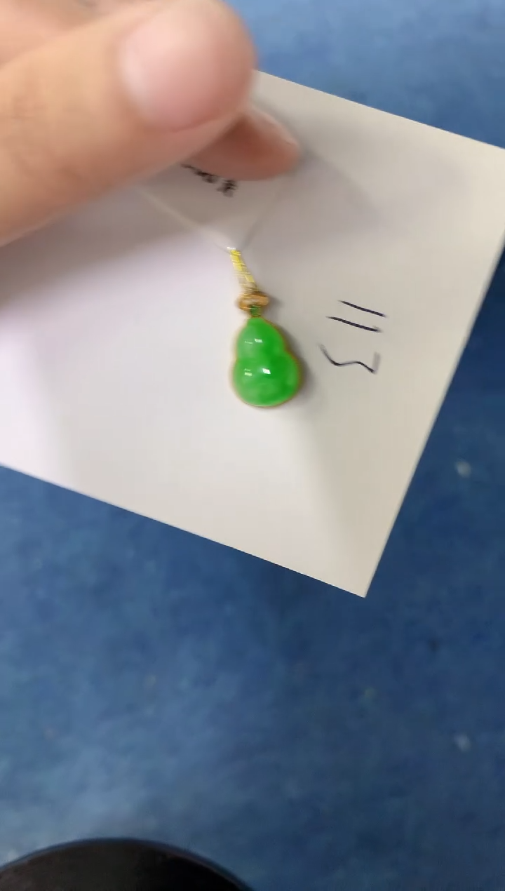 【闪购商品】翡翠颈饰18K金镶嵌000000000