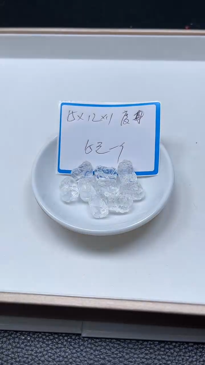 【闪购商品】水晶散珠未镶嵌A277 白水晶度母 1个15元