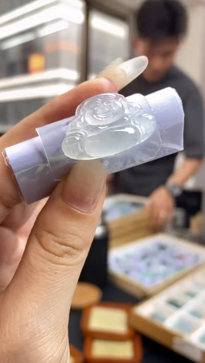 定制翡翠未镶嵌翡翠毛货~