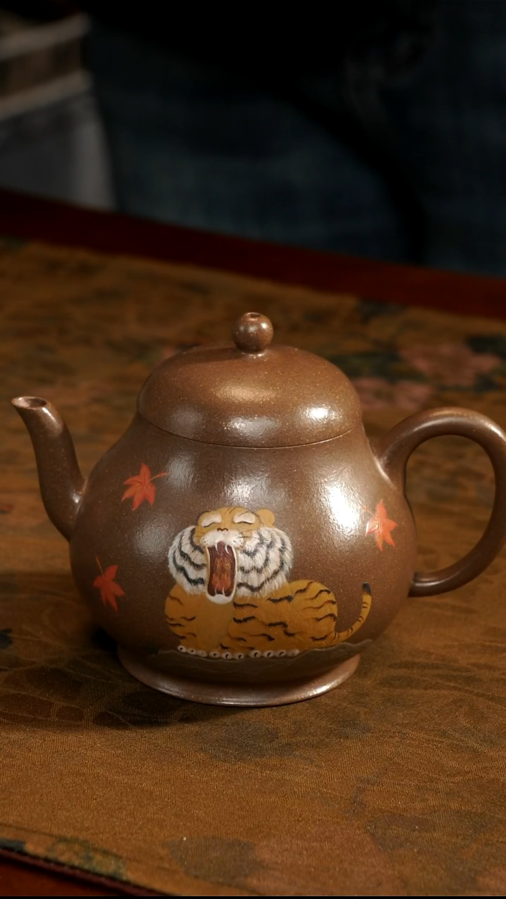 茶壶紫砂老段泥啸天壶