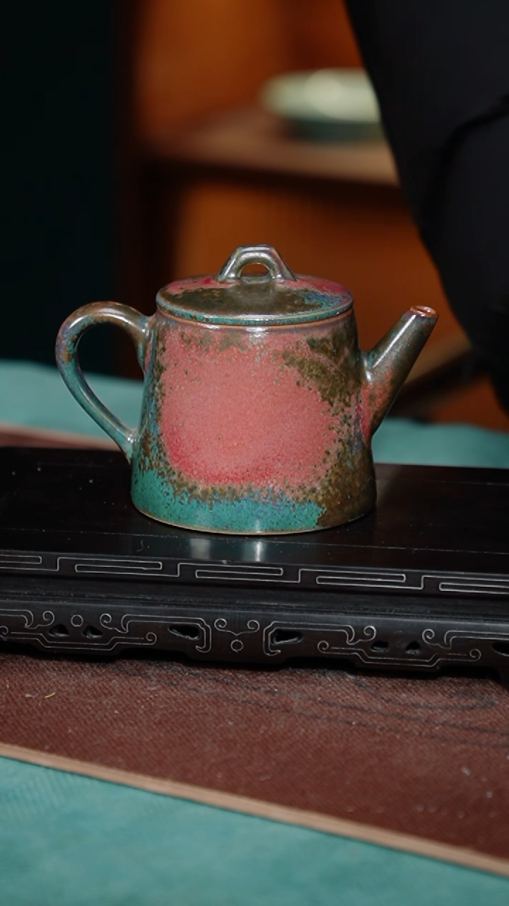 【闪购商品】115-一统壶（炉钧釉 窑变随机）