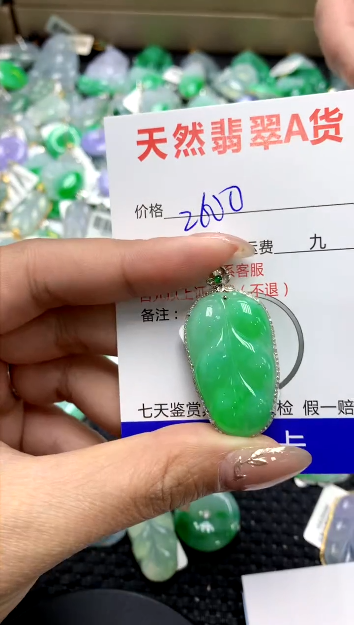 【闪购商品】翡翠颈饰18K金镶嵌1111111111111111