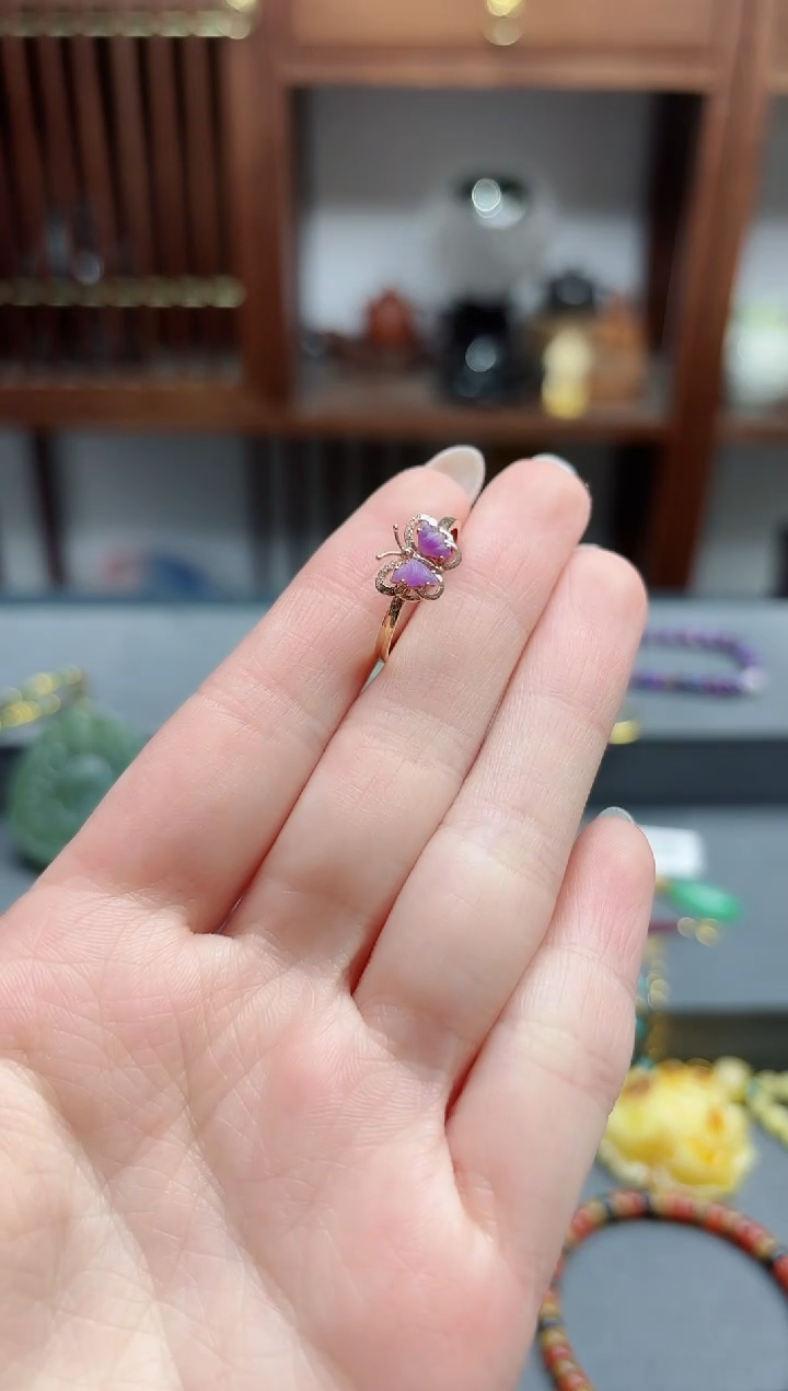 【闪购商品】苏纪石（舒俱来）戒指18K金镶嵌18k金舒俱来戒指WY