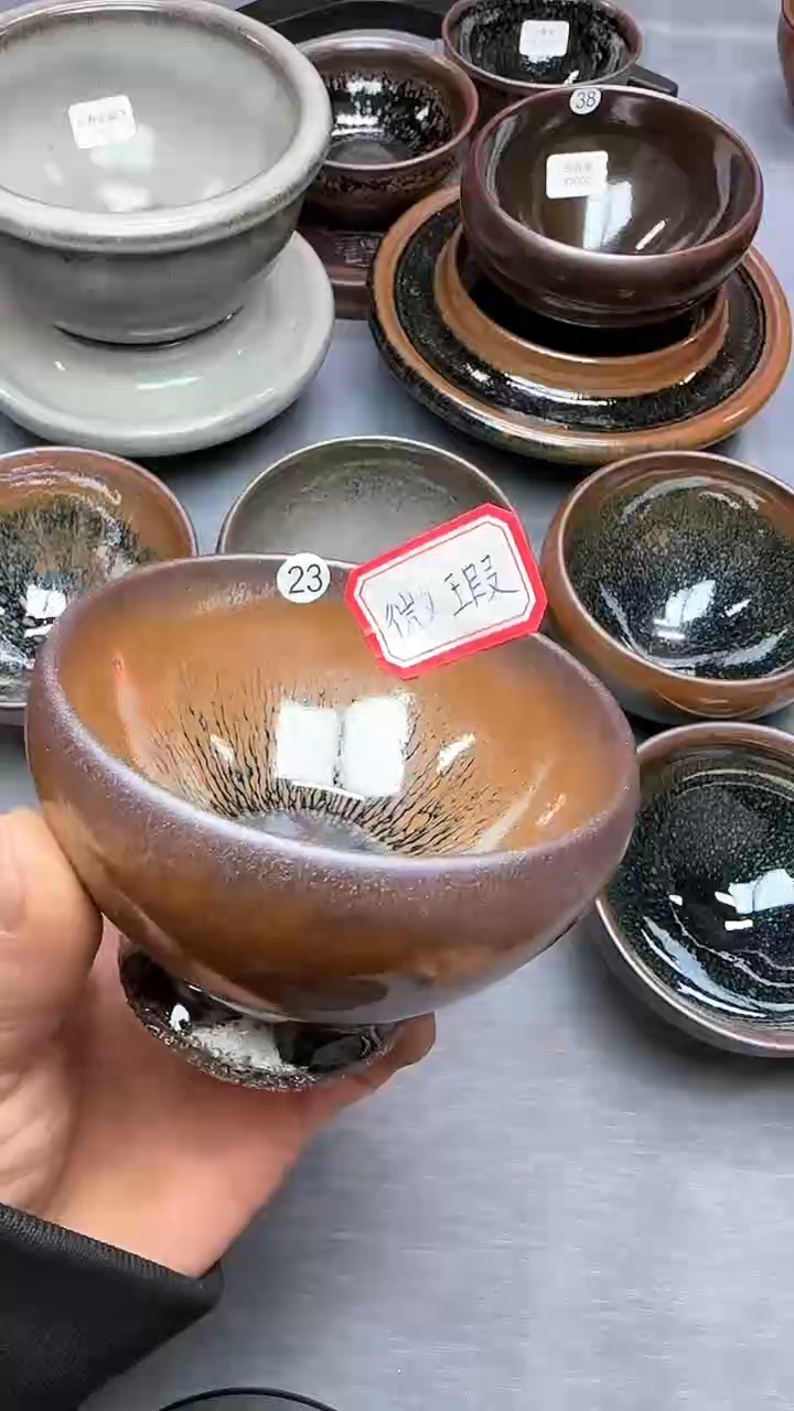 【闪购商品】茶盏印春堂柴烧建盏