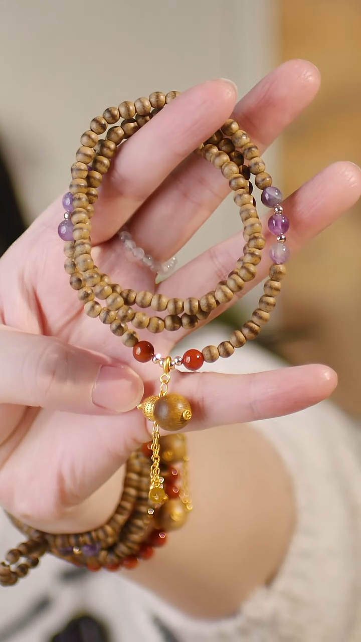 未镶嵌手串水晶（文莱奇楠0.5项链+葫芦吊坠）