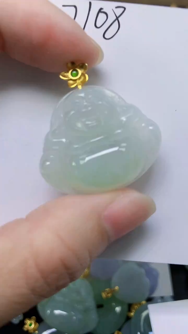颈饰未镶嵌翡翠天然缅甸A货翡翠百元以上9元证书费自理