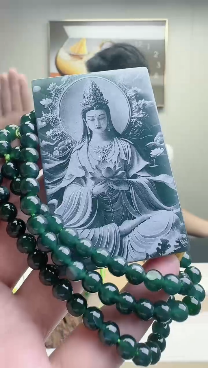 颈饰未镶嵌翡翠天然A货翡翠  多样性随机发其一