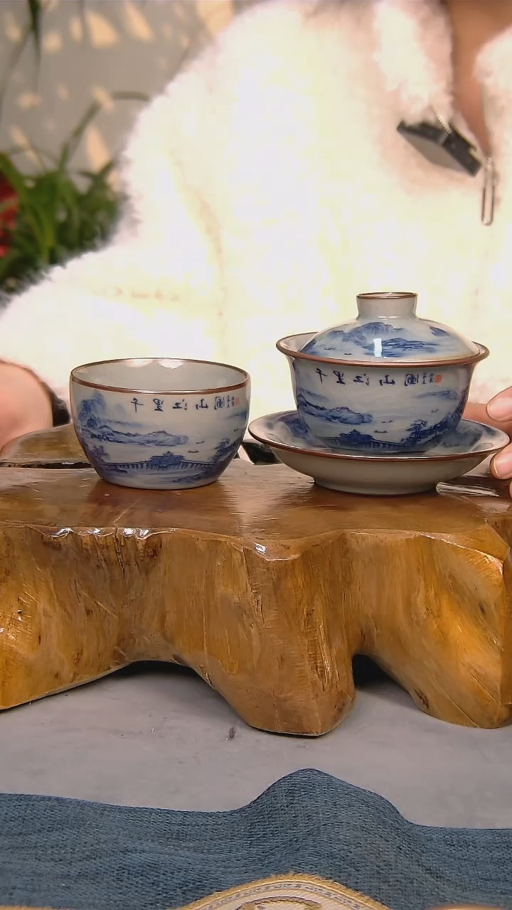 【闪购商品】 简装家用款2件套 陶瓷家用茶具系列