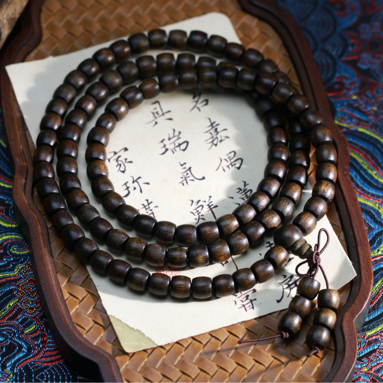 【曹总文玩】沉香木串（多样性发其一)SG195