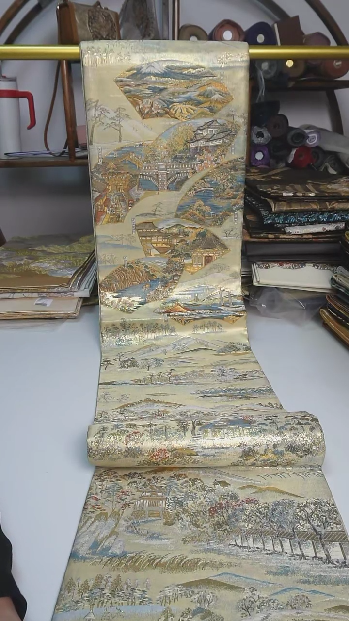 【闪购商品】织绣32全通风景丸代