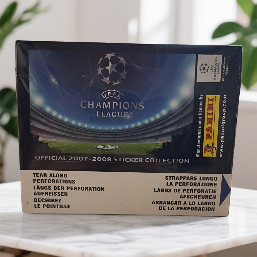 （默认代拆）Panini2007/08欧冠贴纸 梅西C罗杰拉德小罗范佩西 5包