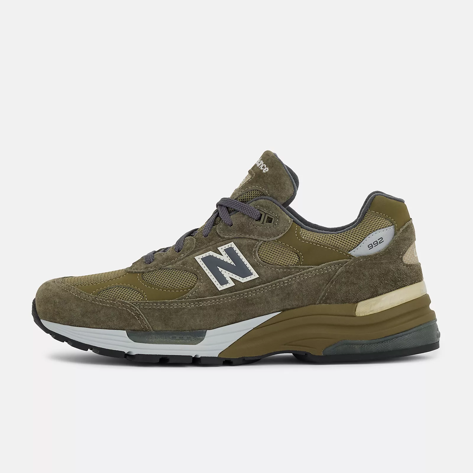 NEW BALANCE2025秋冬新款橄榄绿男款美产复古运动跑步鞋 U992GL