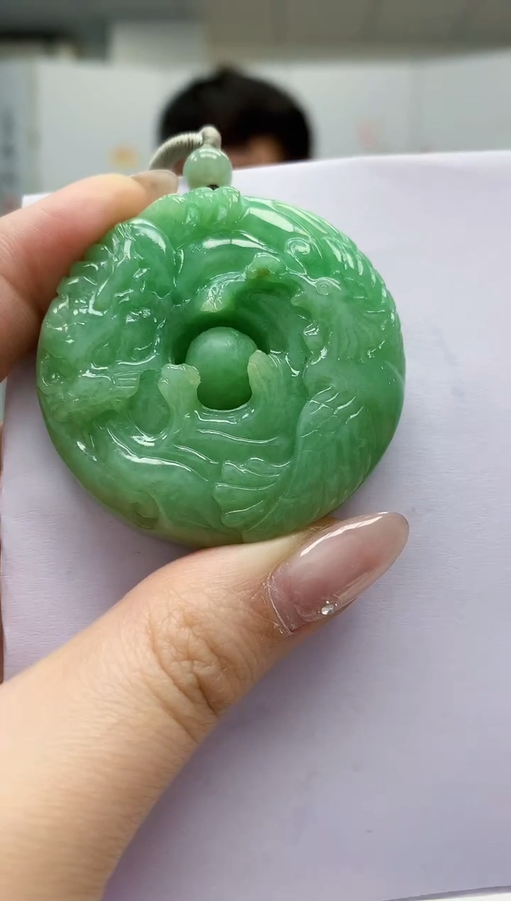 【闪购商品】定制翡翠未镶嵌4915jw-毛货挂件24