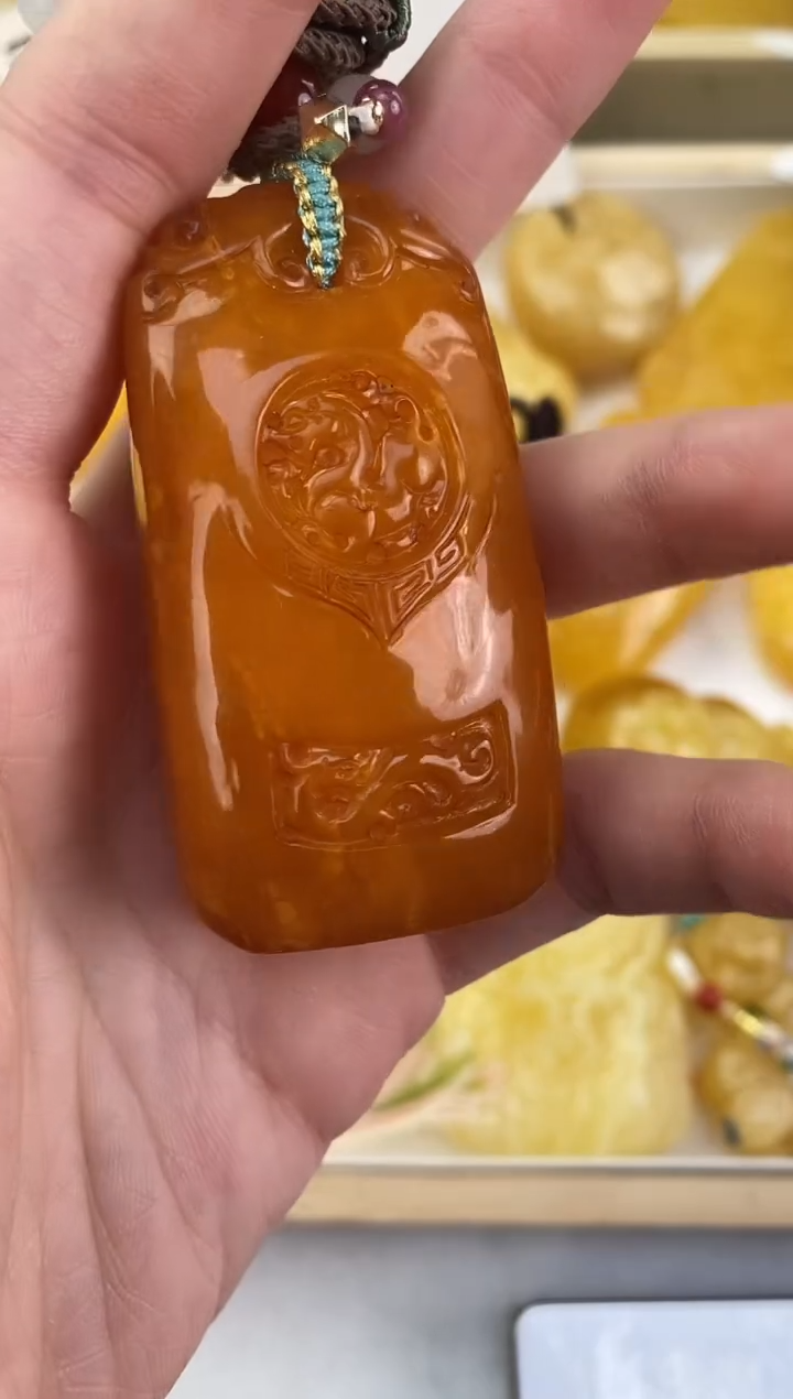 裸石琥珀未镶嵌天然琥珀蜜蜡