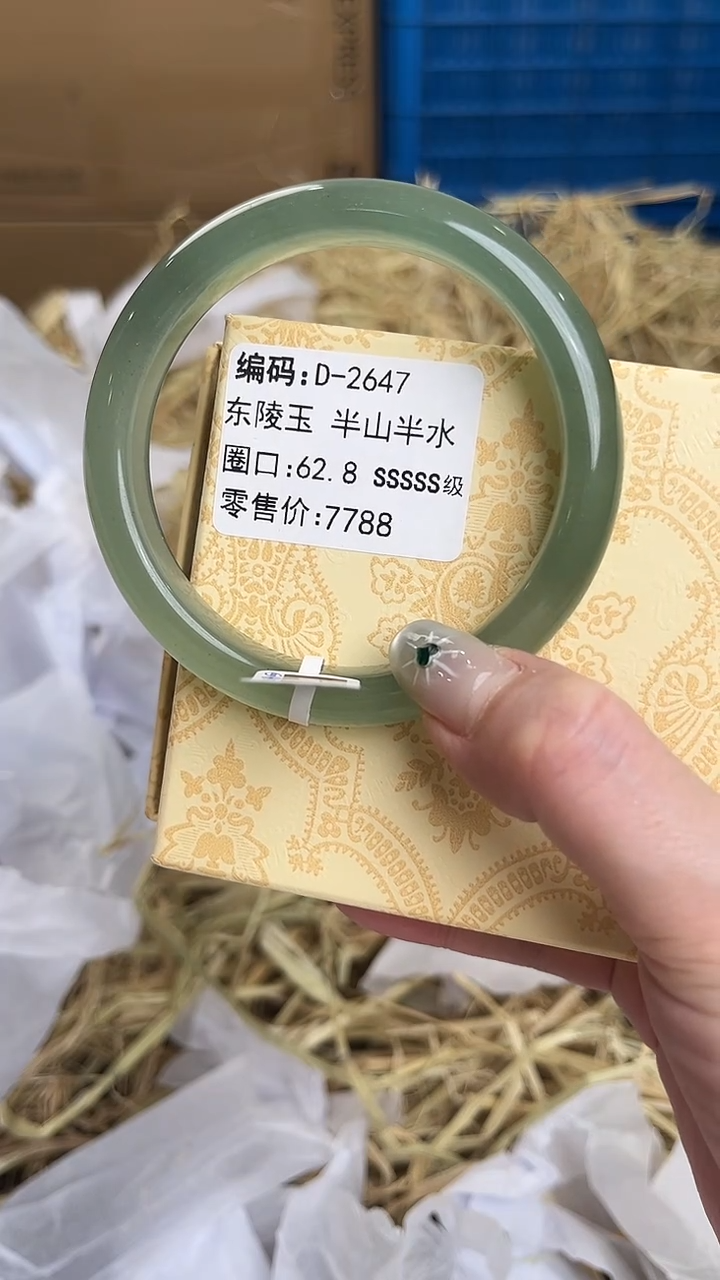 未镶嵌手镯石英质玉D-2647