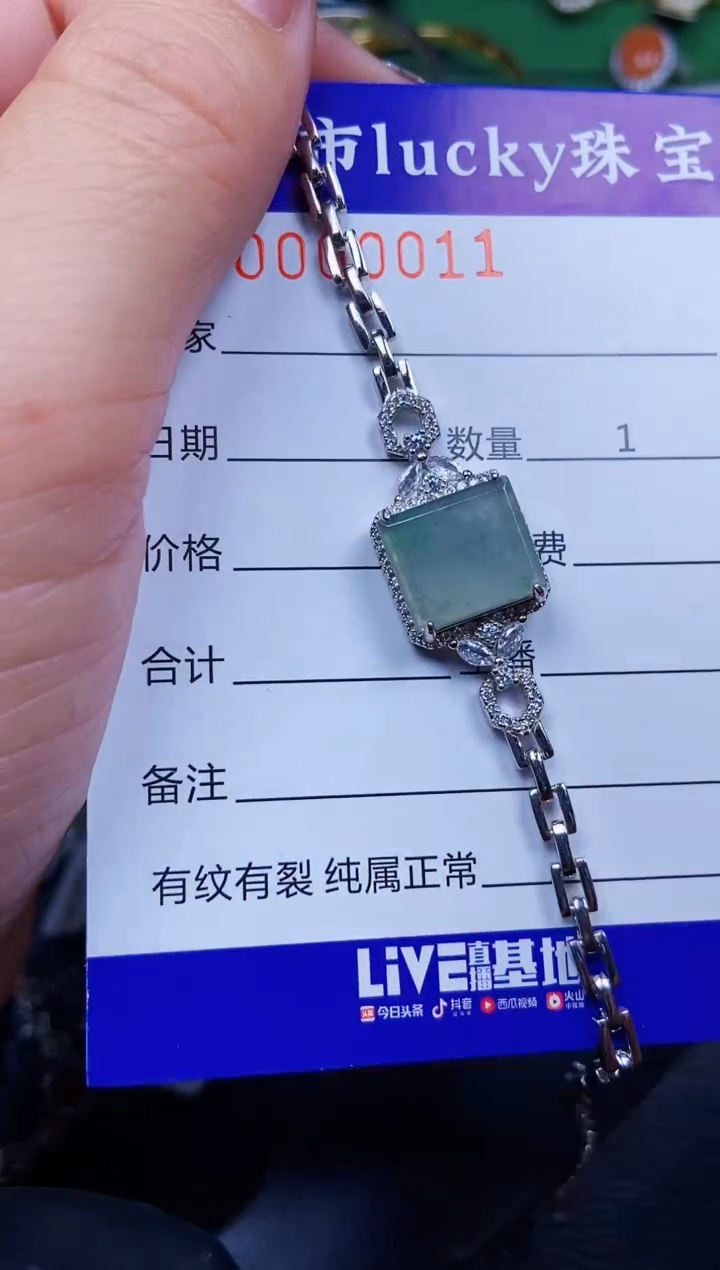 【闪购商品】翡翠颈饰银S925镶嵌0011