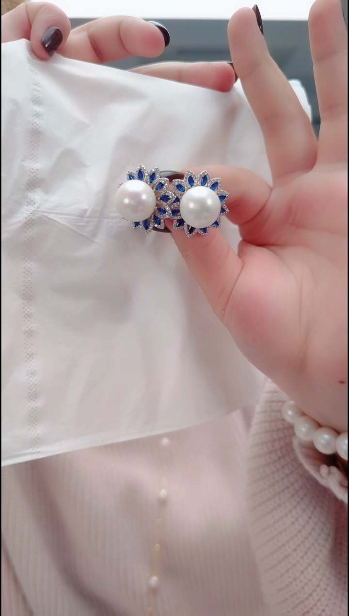 颈饰未镶嵌淡水珍珠2519珍珠耳钉