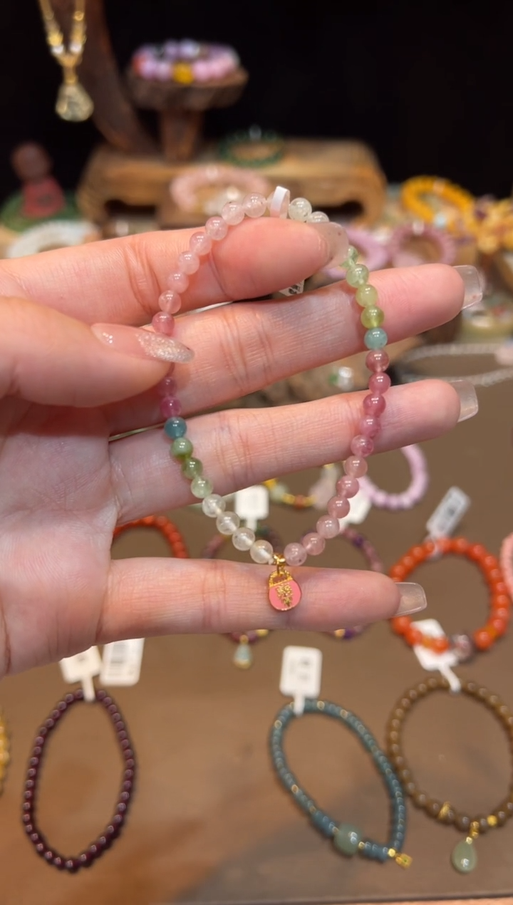 【闪购商品】碧玺手链未镶嵌手饰@@F2998