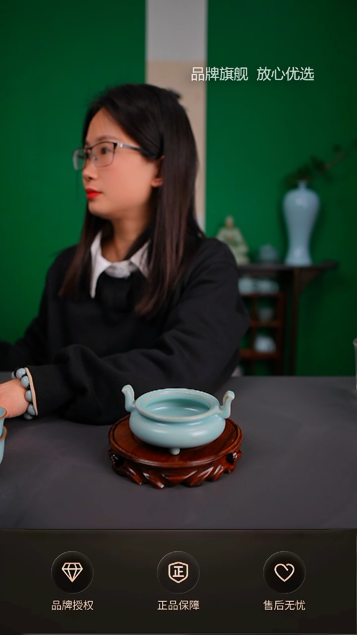 【闪购商品】仿古支钉大香炉不完美