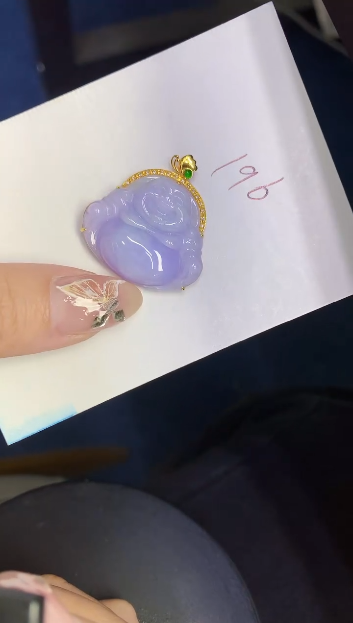 【闪购商品】翡翠颈饰18K金镶嵌0000000000