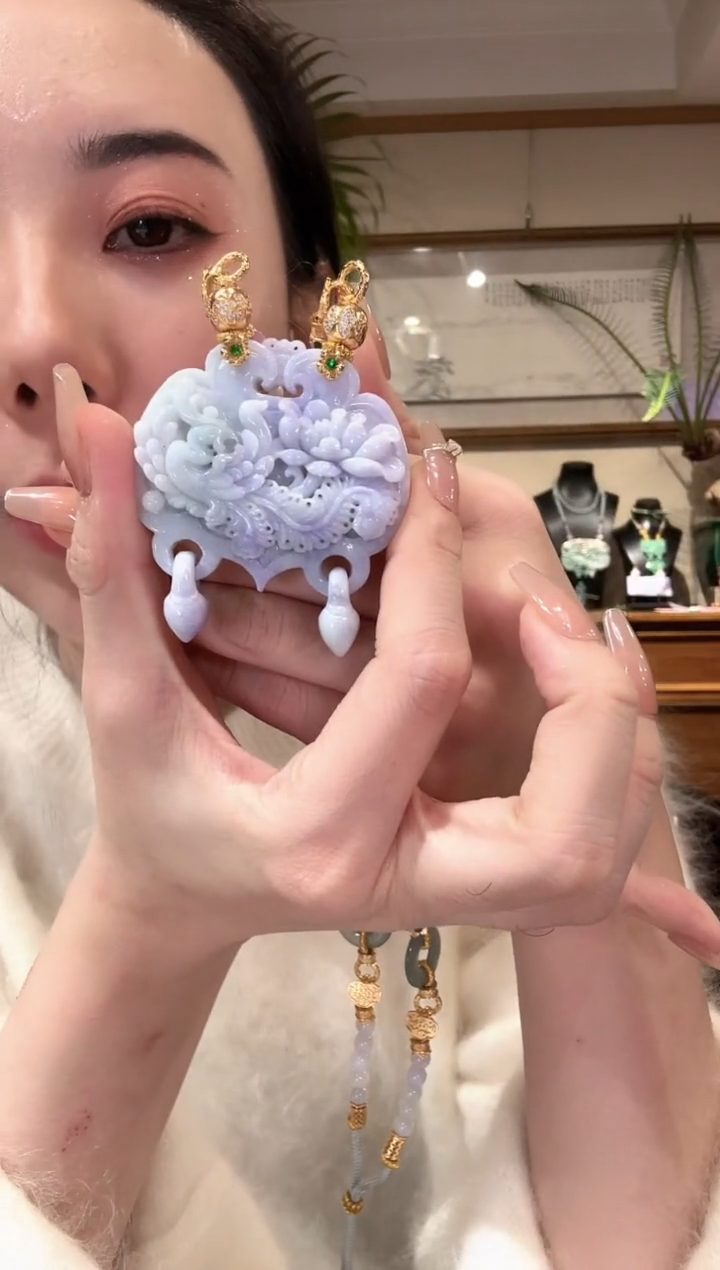 【闪购商品】翡翠颈饰未镶嵌国风