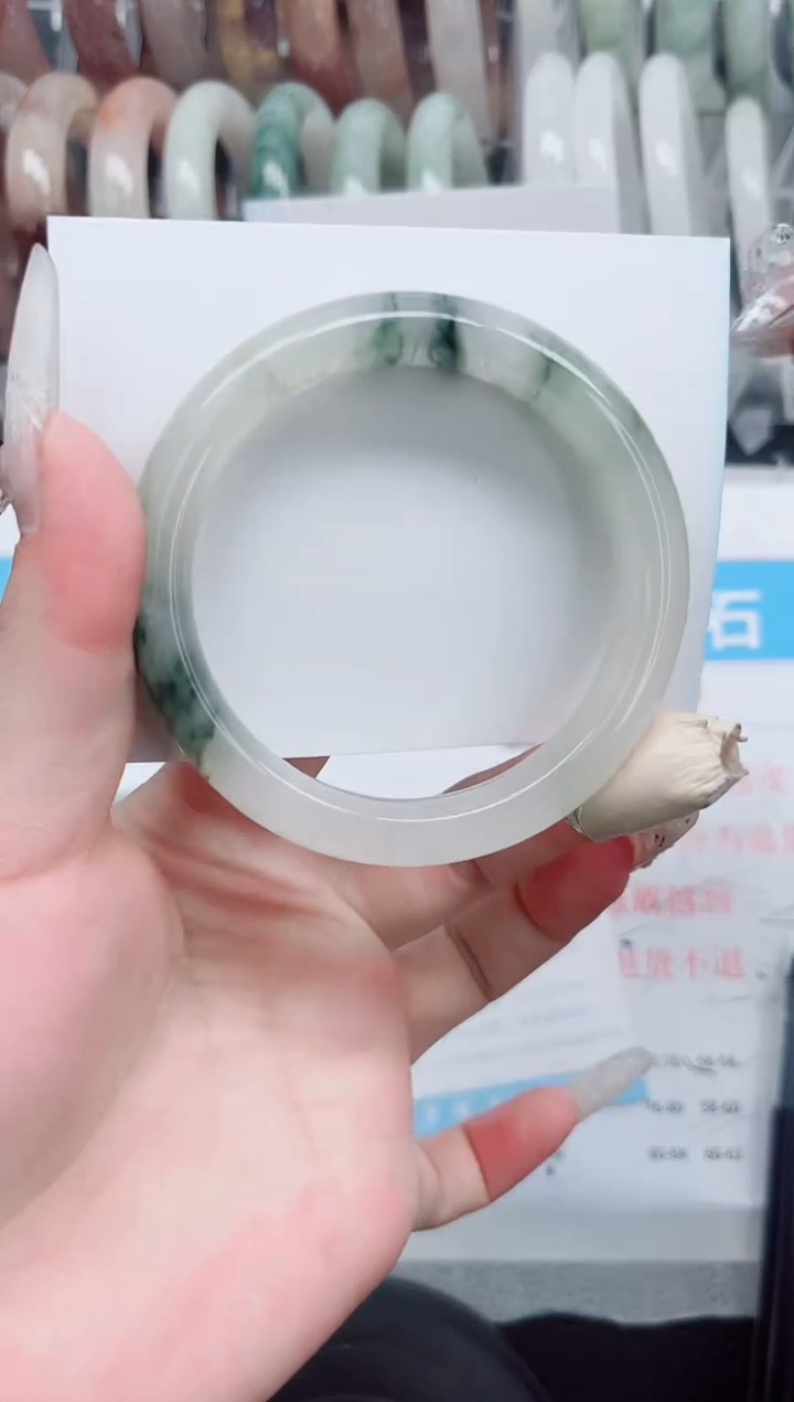 【闪购商品】石英质玉手镯合金A101-56.5