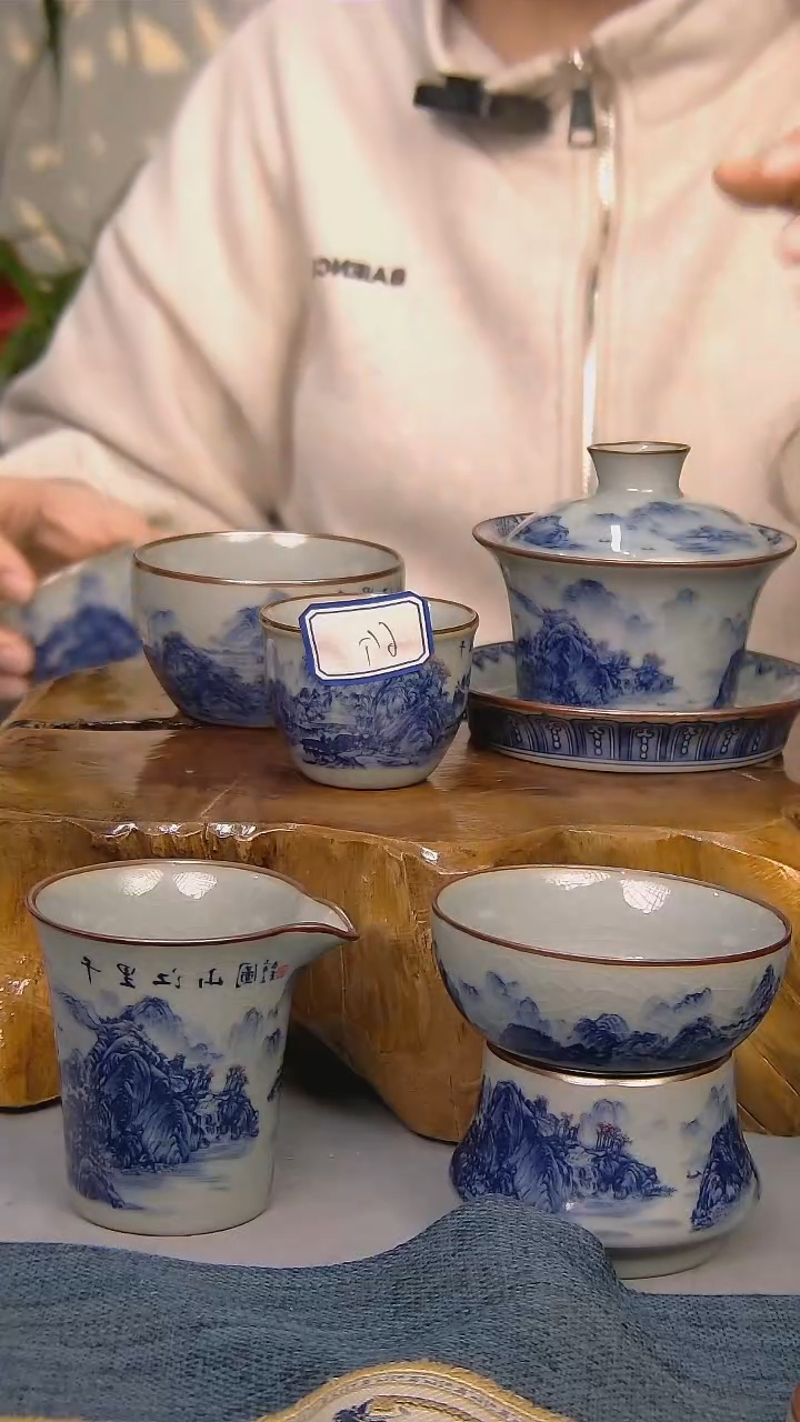 【闪购商品】简装家用款10件套 陶瓷家用茶具系列