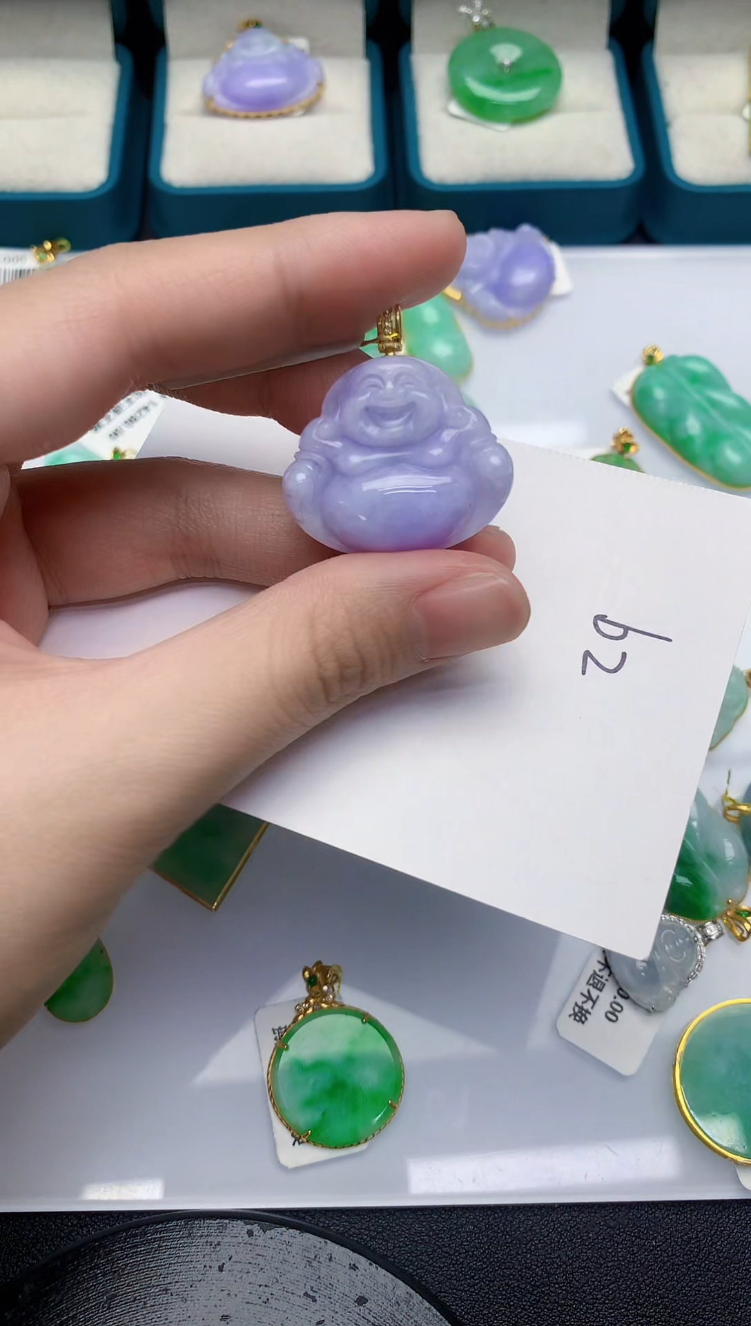 【闪购商品】翡翠颈饰18K金镶嵌000000000
