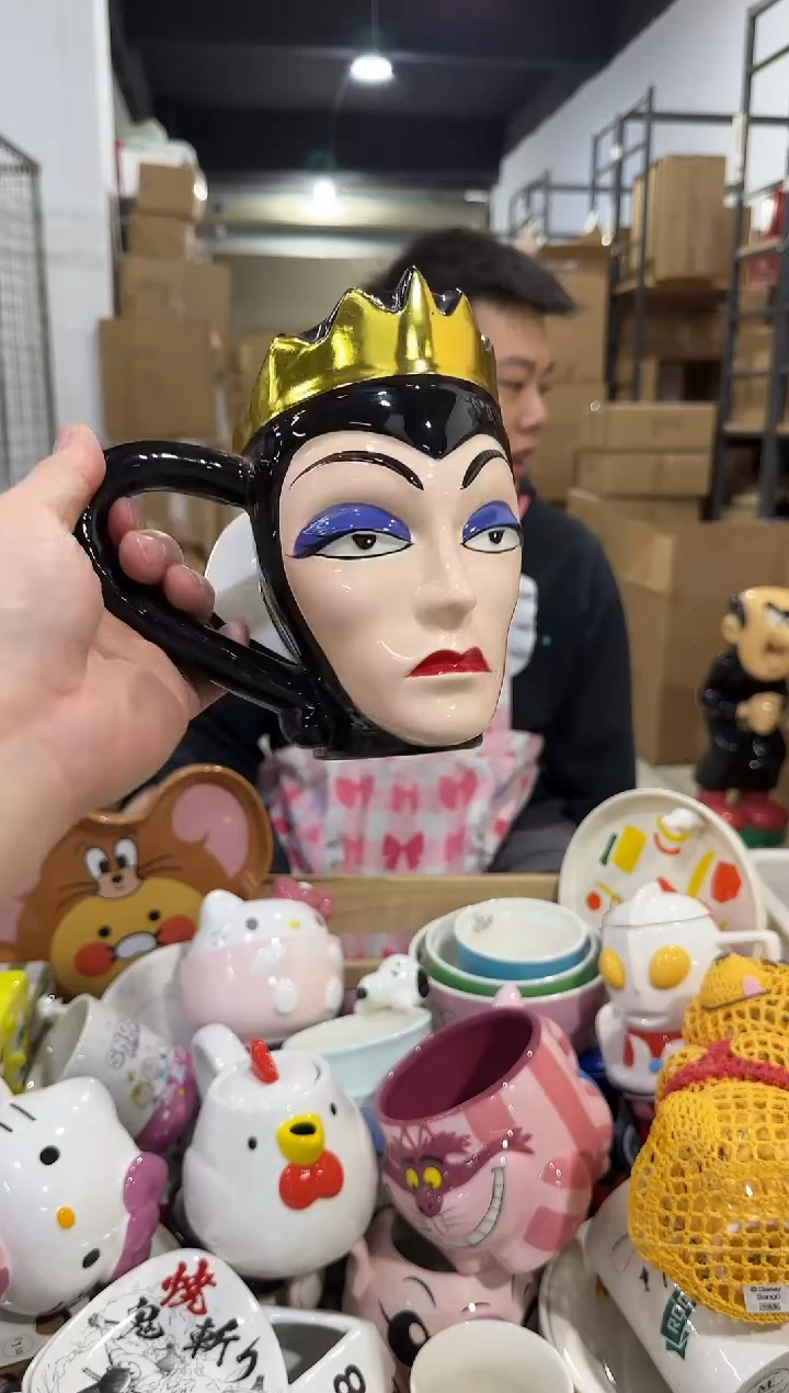 瓷片陶瓷毒皇后水杯