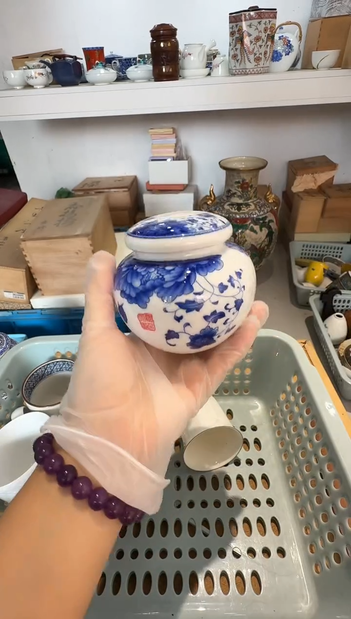 瓷片茉莉甄选罐子16