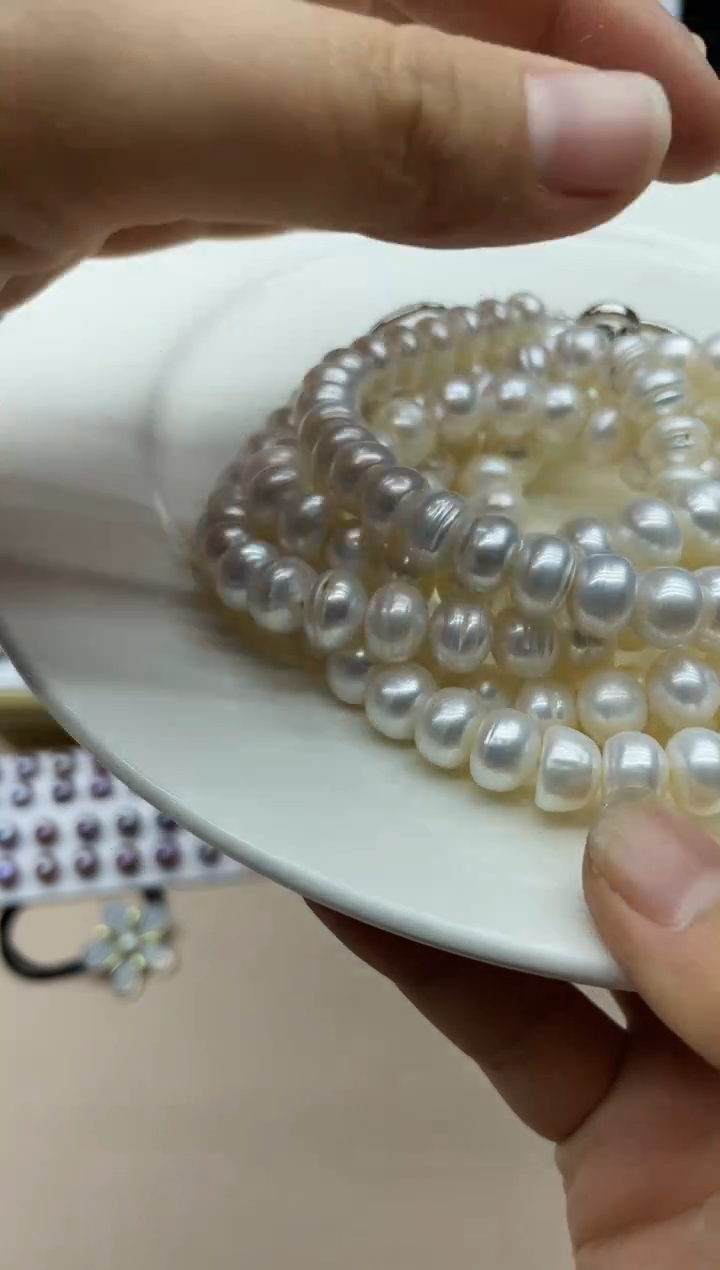 【闪购商品】淡水珍珠颈饰未镶嵌项链多其性发其一