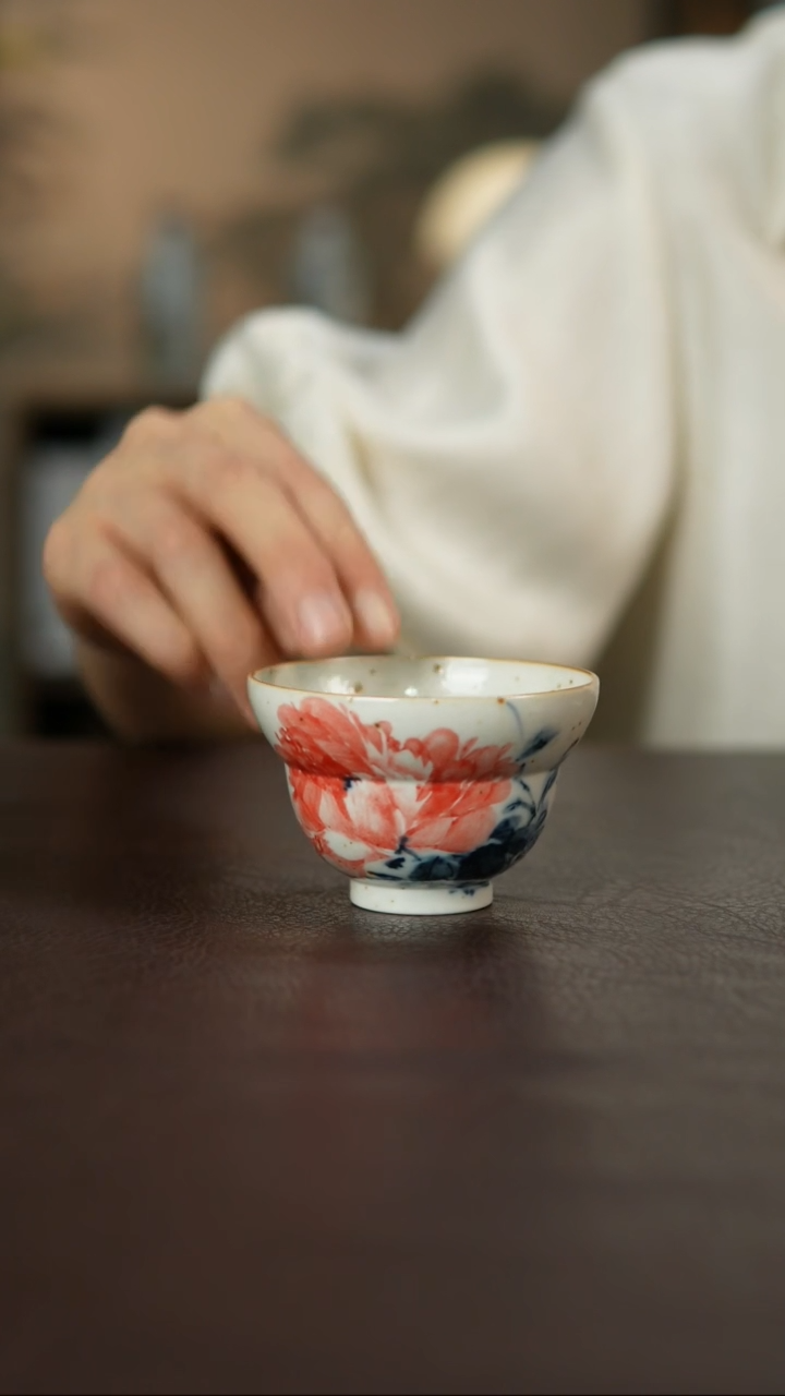 景德镇杯碗柴烧多人
