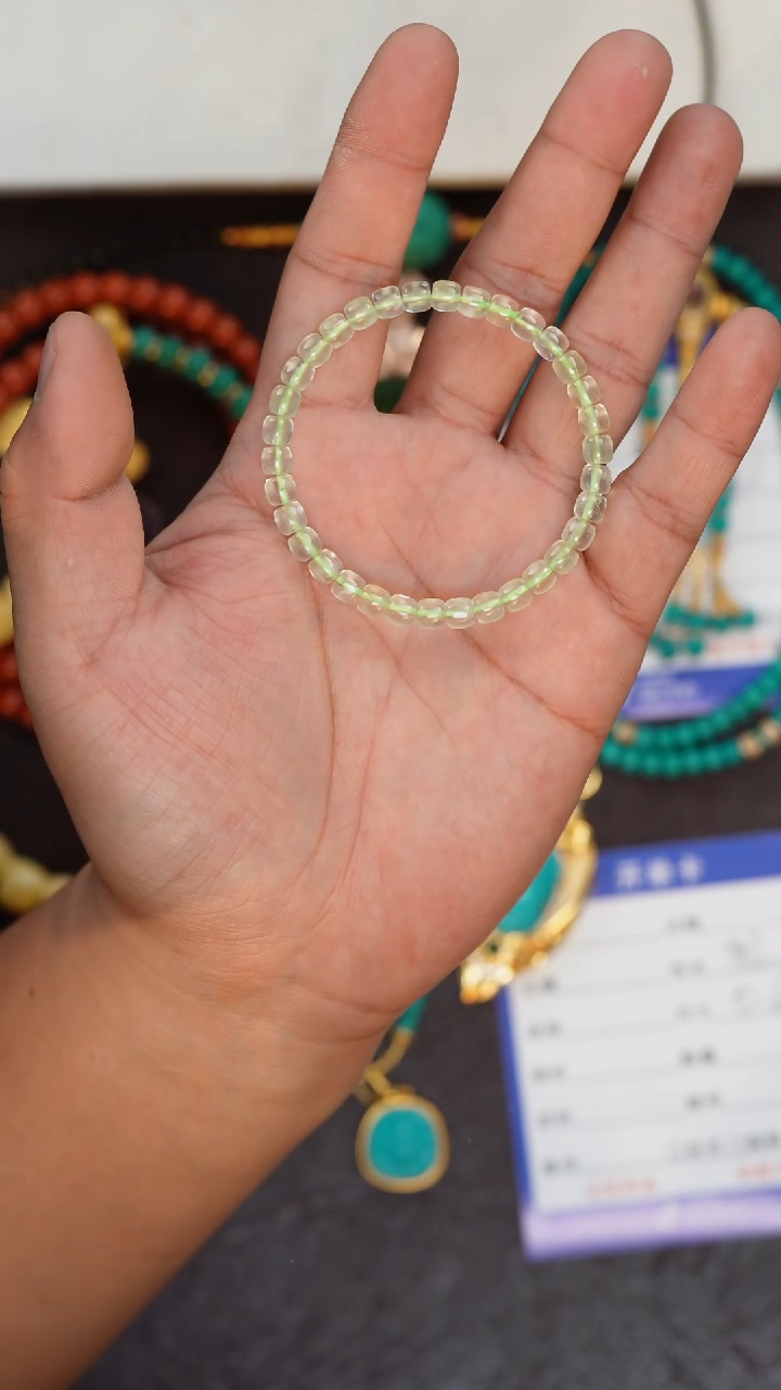 【闪购商品】葡萄石手串未镶嵌葡萄石手串