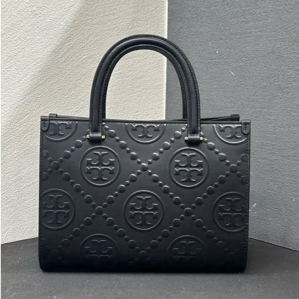 99新 TORY BURCH/汤丽柏琦 【MCM专属】压纹托特包/BGK402290004