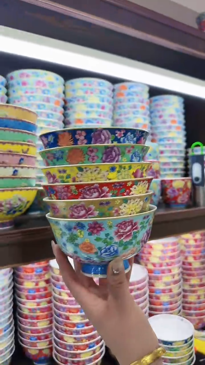 【闪购商品】瓷片5英寸饭碗6个景德镇陶瓷