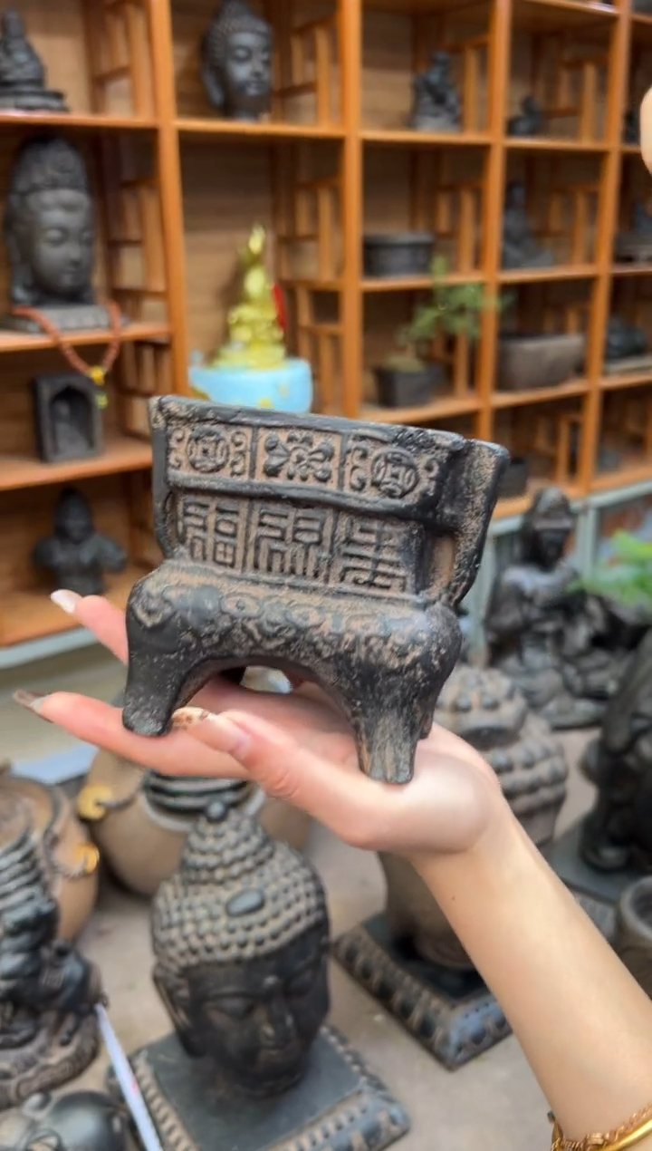 陶土【火山泥】小香炉