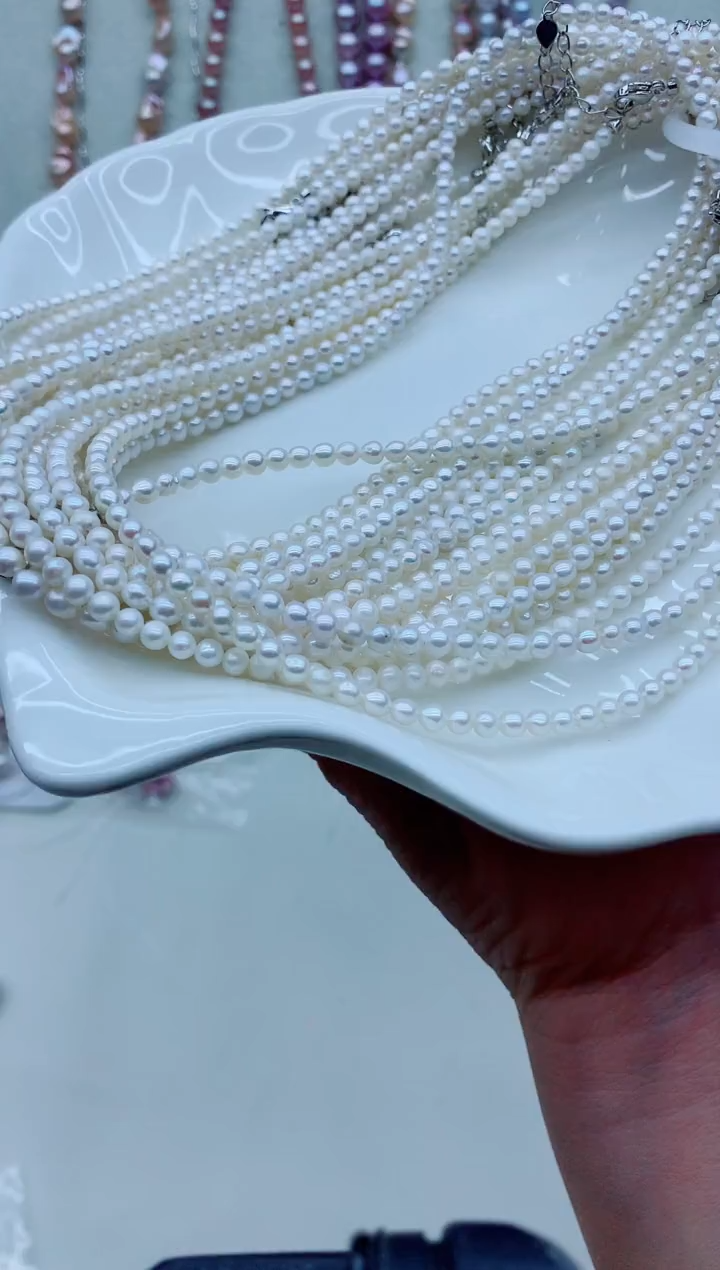 淡水珍珠未镶嵌颈饰淡水珍珠项链多样性发其一