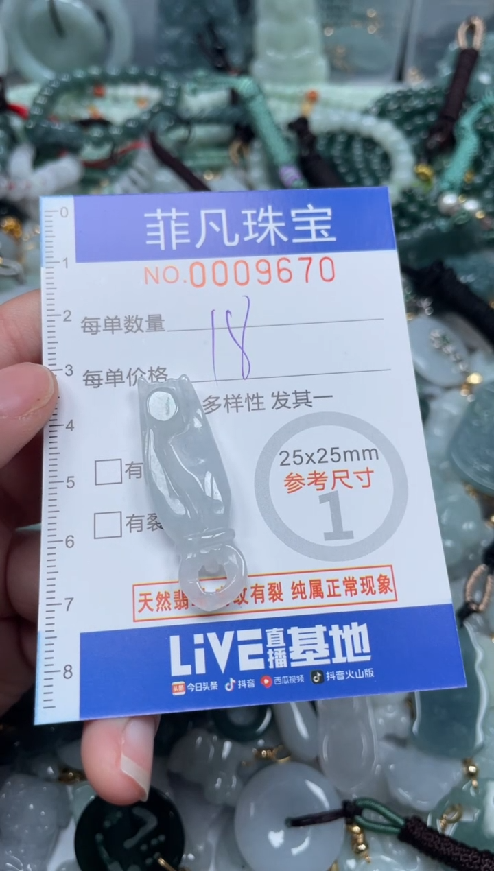 【闪购商品】翡翠颈饰未镶嵌00..9670