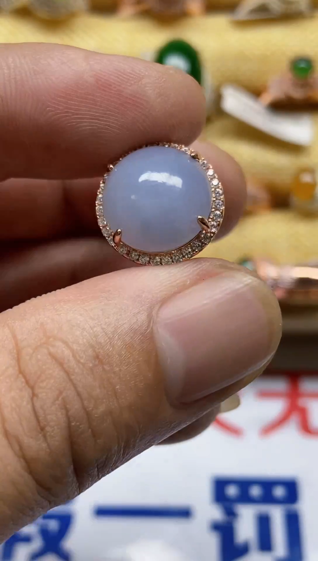 【闪购商品】翡翠戒指银S925镶嵌0000