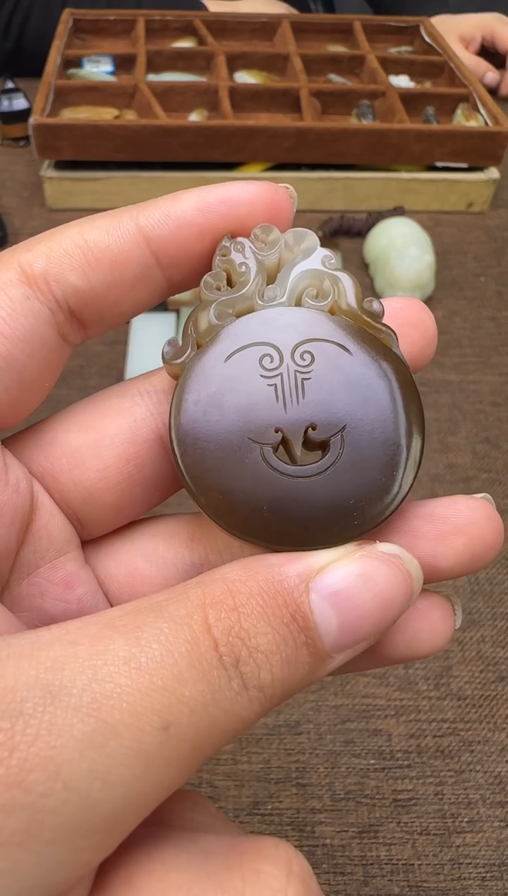 吊坠(不含链)未镶嵌和田玉吊坠