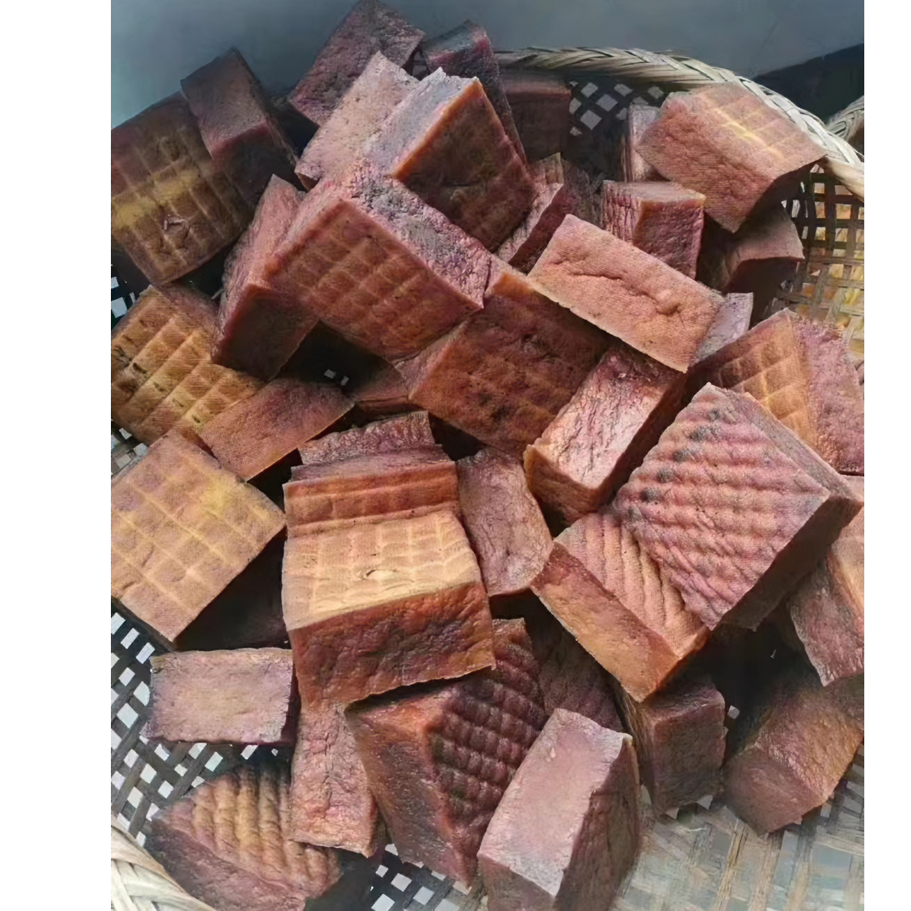 正宗湖南高山特产柴火烟熏腊豆腐 柴火豆腐干