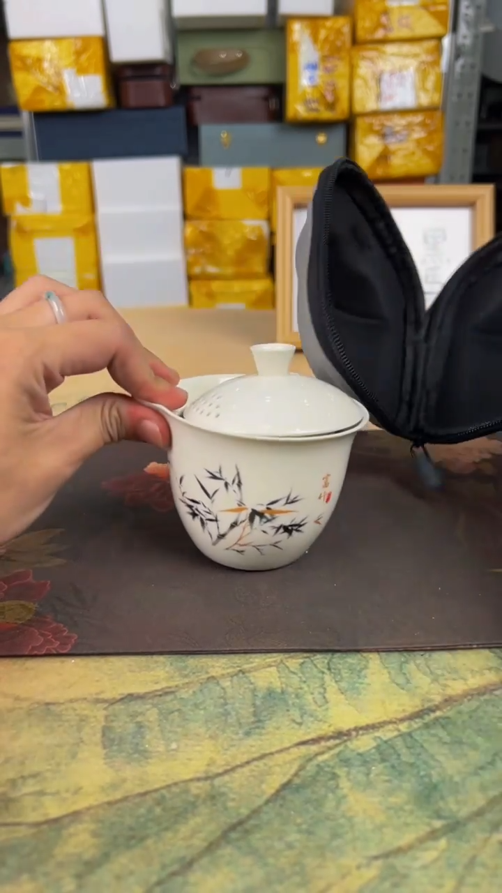 【闪购商品】陶瓷陶瓷旅行茶器套装