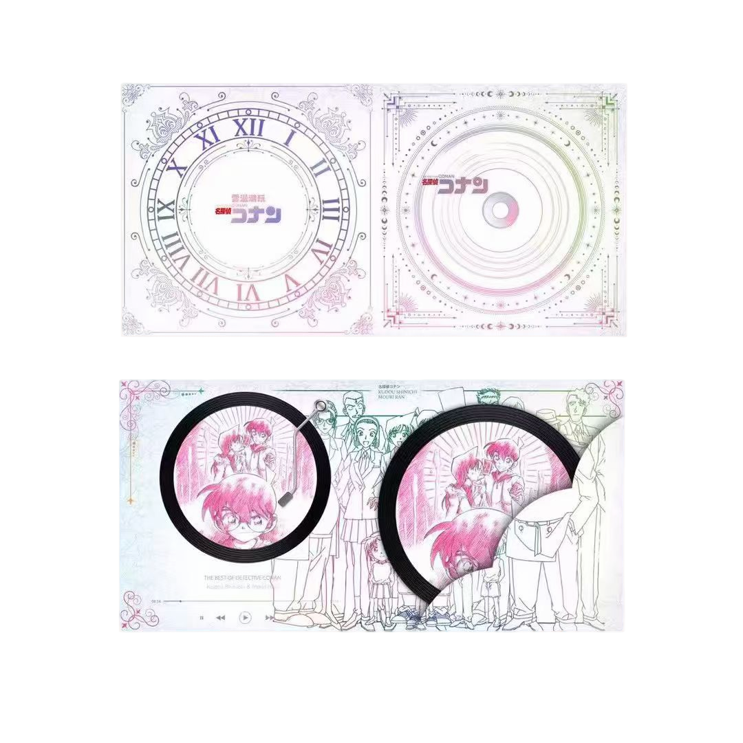 【吃吃】雲漫潮玩 名侦探柯南二创双折页仿CD色纸二创盲盒 代拆
