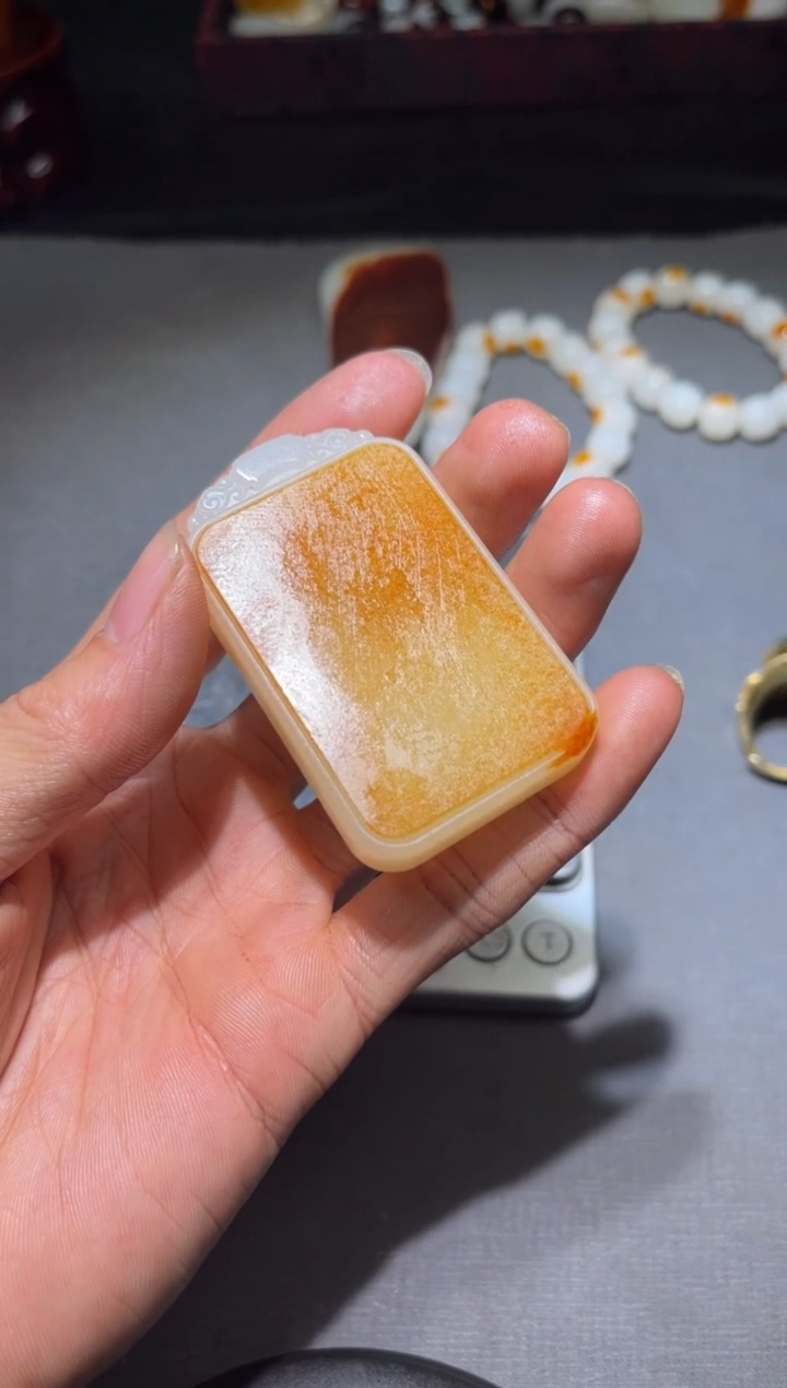 【闪购商品】和田玉（子料）挂件未镶嵌YL-ZZ-1.22-129