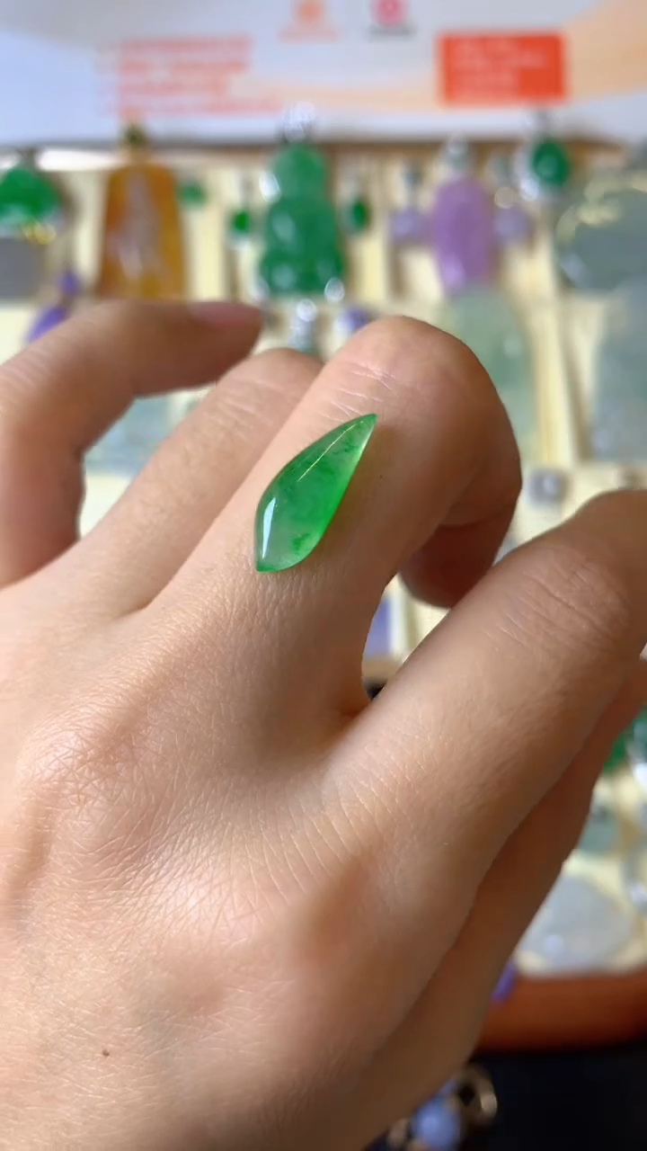 【闪购商品】定制翡翠未镶嵌1裸玉（客户意向镶嵌）