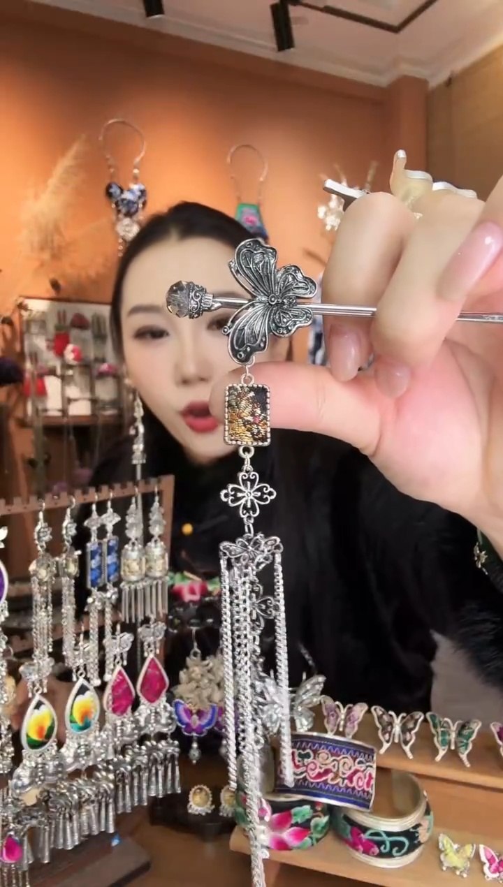 刺绣纯手工民族风发簪