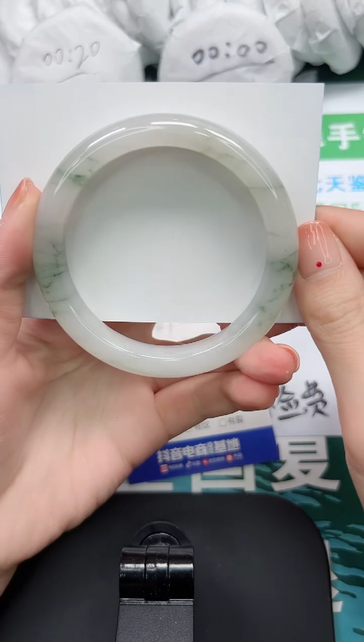 【闪购商品】石英质玉手镯合金K317-55