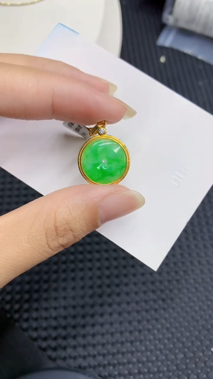 【闪购商品】翡翠颈饰银S925镶嵌            8