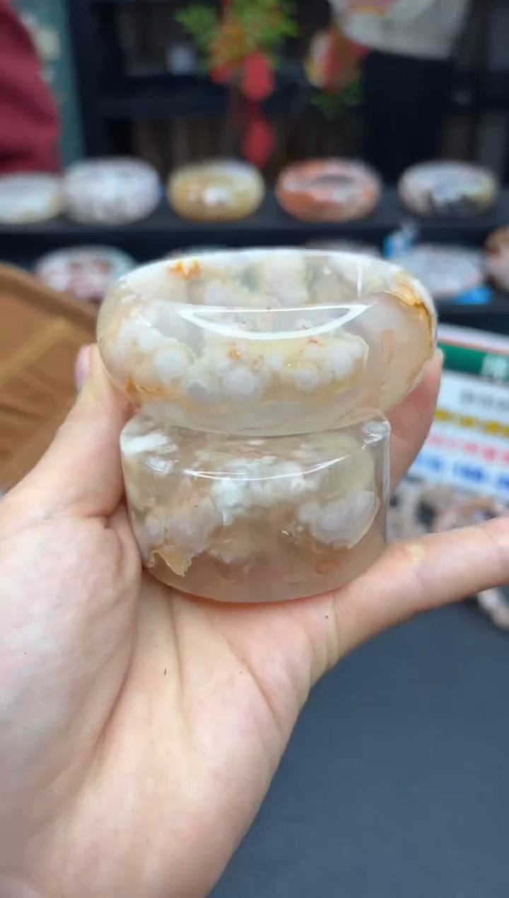 【闪购商品】石英质玉手镯未镶嵌238（58圈赠送镯心）